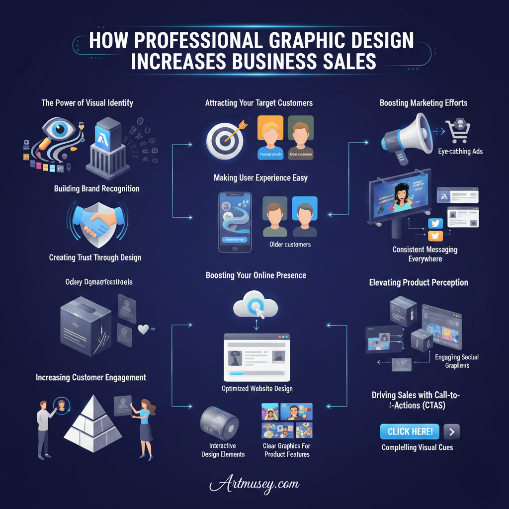 How Professional Graphic Design Increases Business Sales 