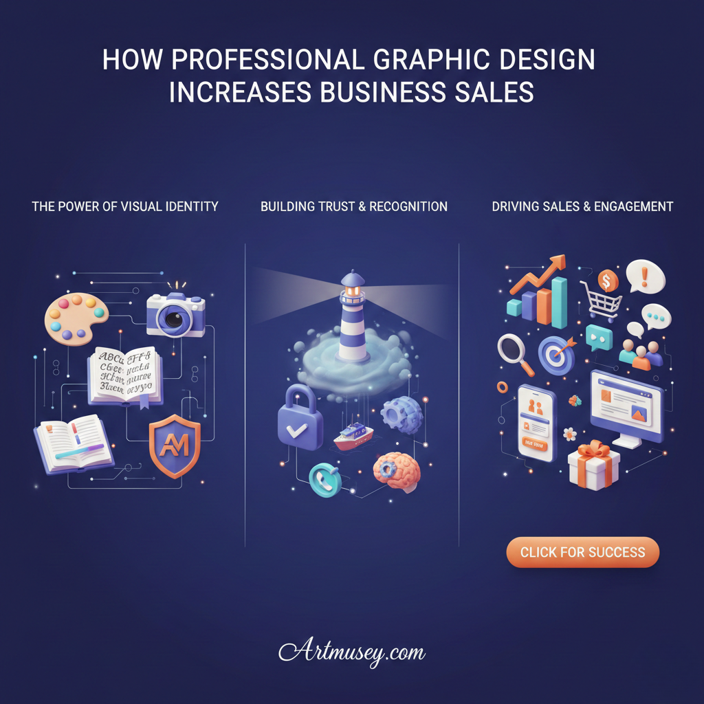 How Professional Graphic Design Increases Business Sales