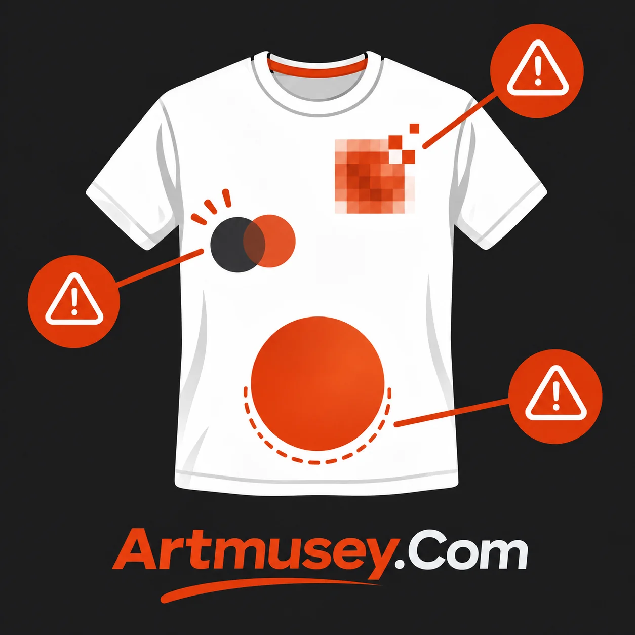 What are common t-shirt design mistakes?